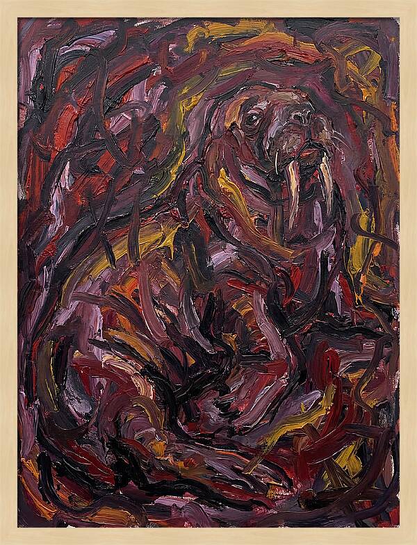 Walrus In Expressionist Style