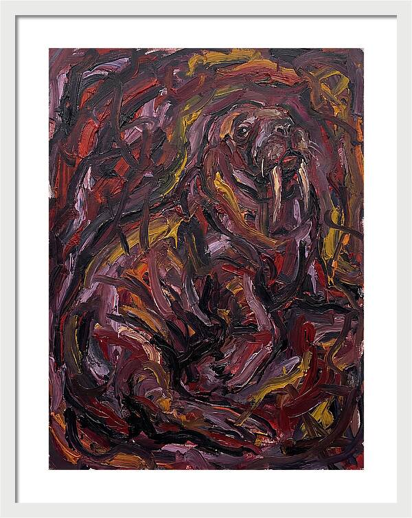 Walrus In Expressionist Style