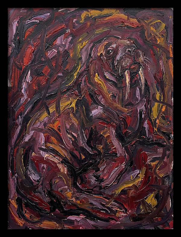 Walrus In Expressionist Style