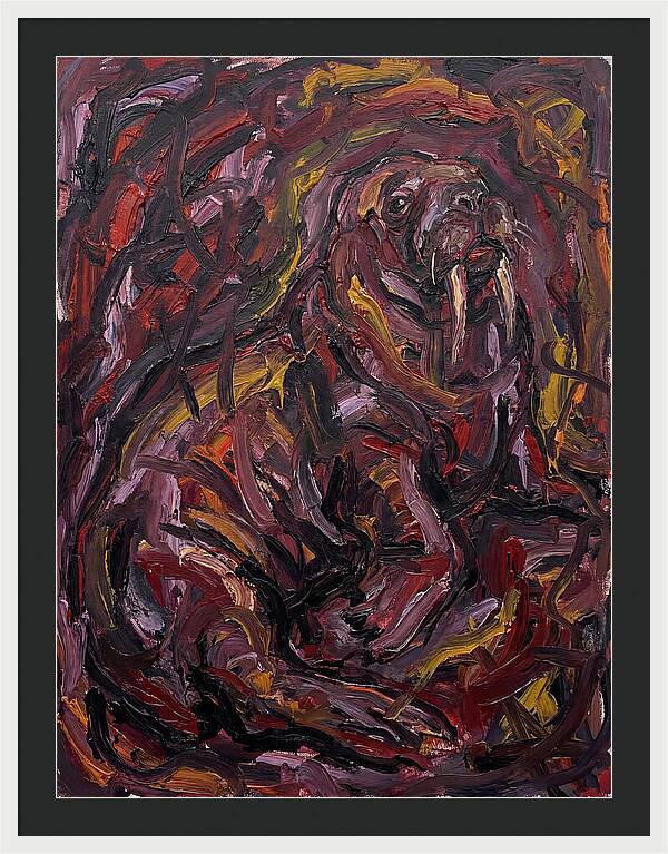 Walrus In Expressionist Style