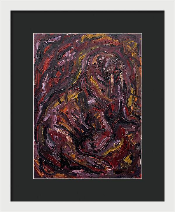Walrus In Expressionist Style