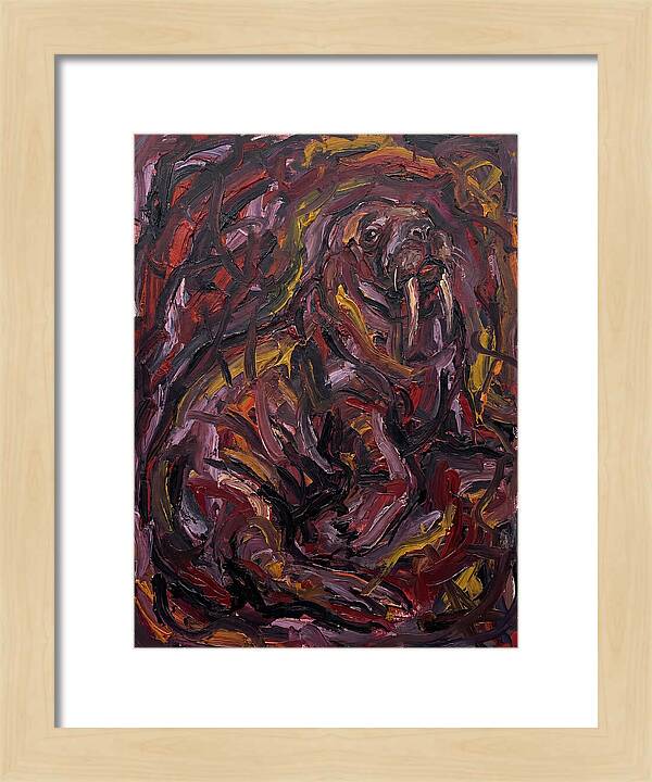 Walrus In Expressionist Style