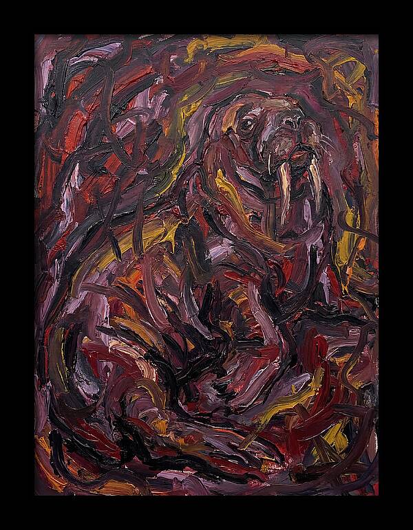 Walrus In Expressionist Style