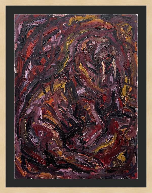 Walrus In Expressionist Style