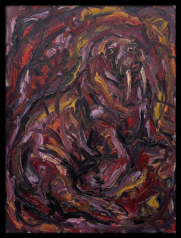 Walrus In Expressionist Style