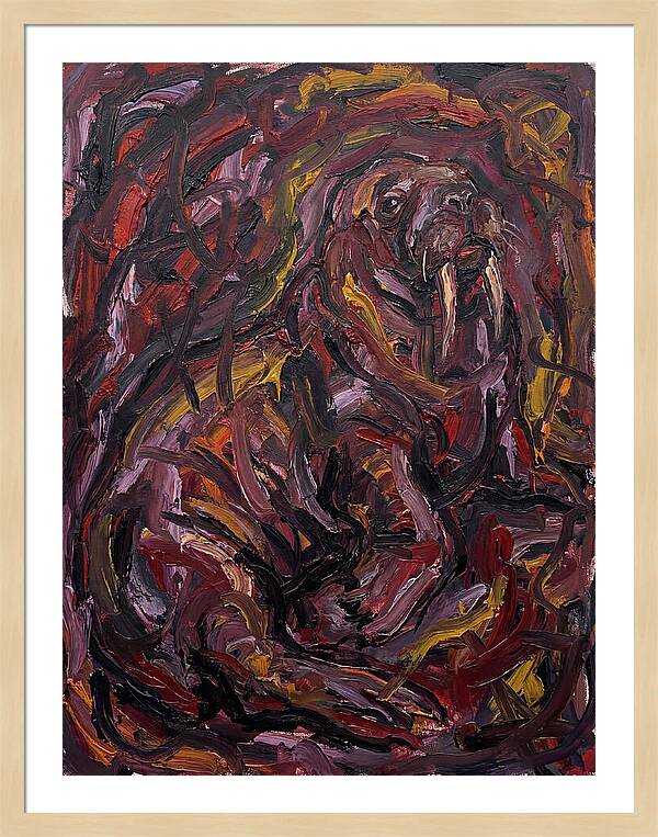 Walrus In Expressionist Style