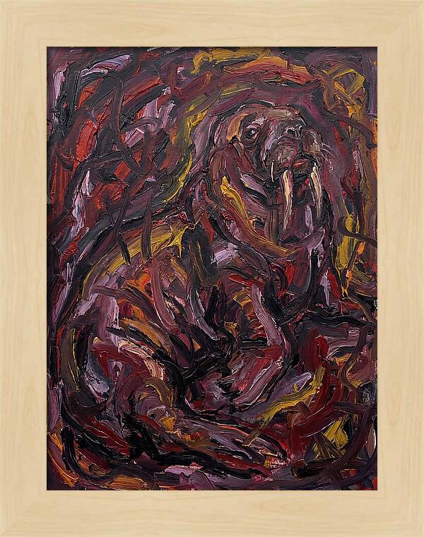Walrus In Expressionist Style
