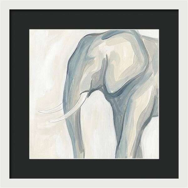 Walrus In Minimalist Style