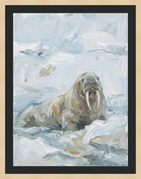 Walrus On Ice