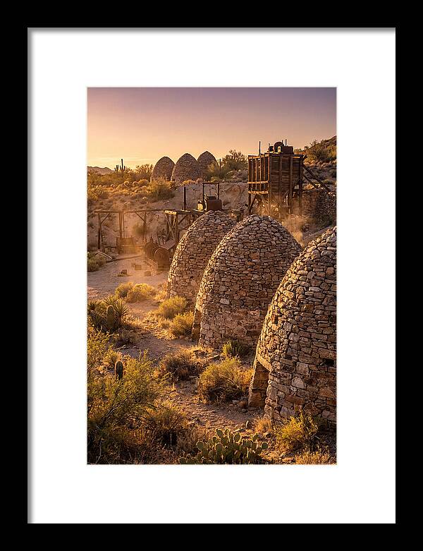 Ward Charcoal Ovens At Dusk