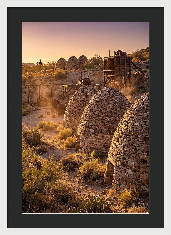 Ward Charcoal Ovens At Dusk