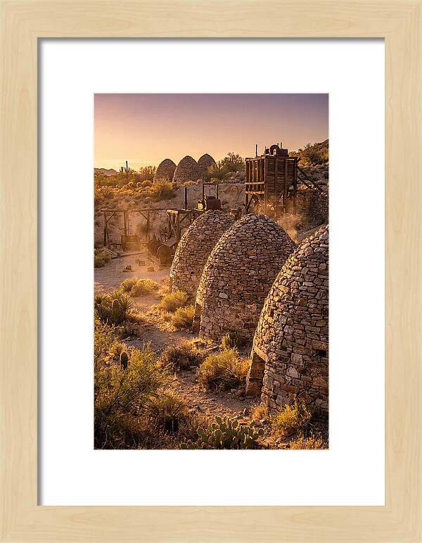 Ward Charcoal Ovens At Dusk