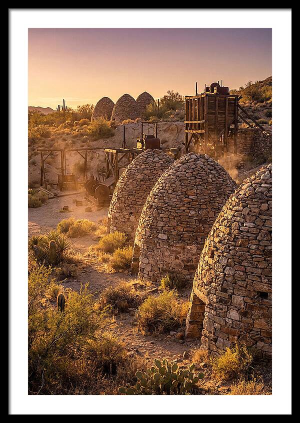 Ward Charcoal Ovens At Dusk