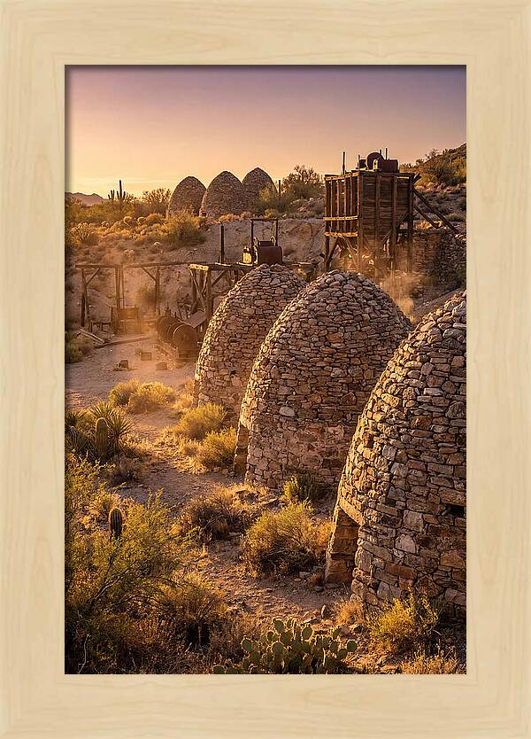 Ward Charcoal Ovens At Dusk