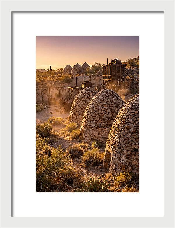 Ward Charcoal Ovens At Dusk