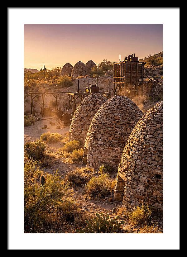 Ward Charcoal Ovens At Dusk