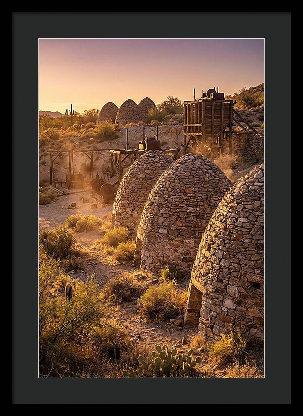 Ward Charcoal Ovens At Dusk