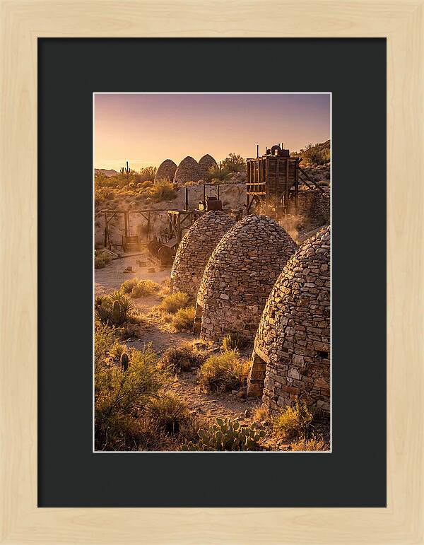 Ward Charcoal Ovens At Dusk