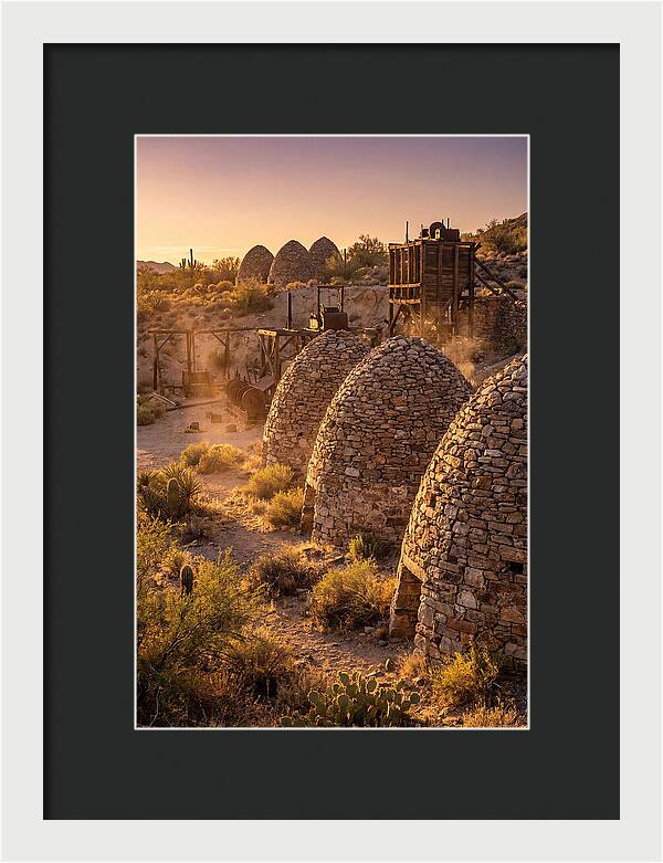 Ward Charcoal Ovens At Dusk