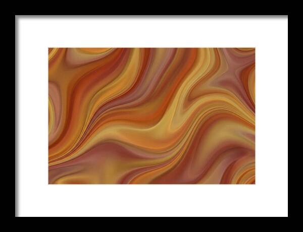 Warm Autumn Fractal Waves