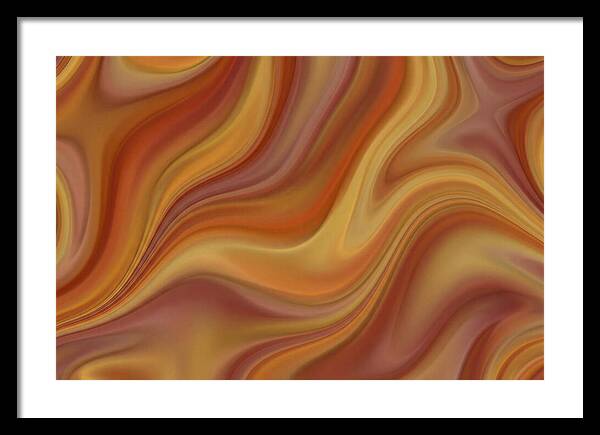 Warm Autumn Fractal Waves