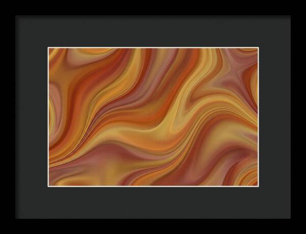 Warm Autumn Fractal Waves