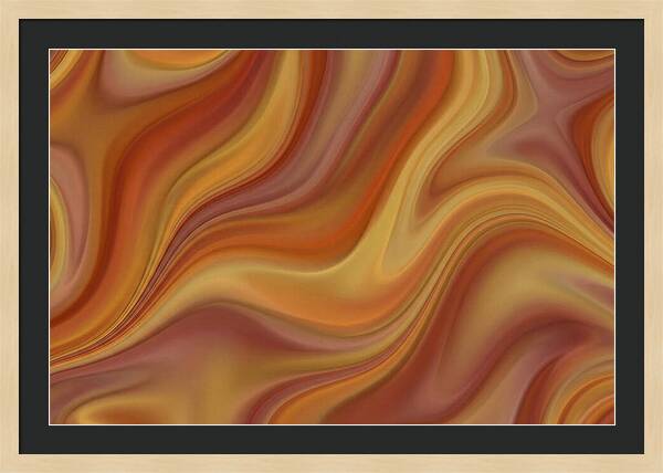 Warm Autumn Fractal Waves