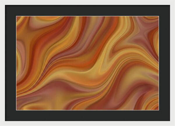 Warm Autumn Fractal Waves