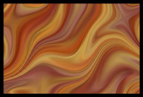 Warm Autumn Fractal Waves