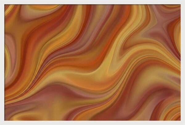 Warm Autumn Fractal Waves
