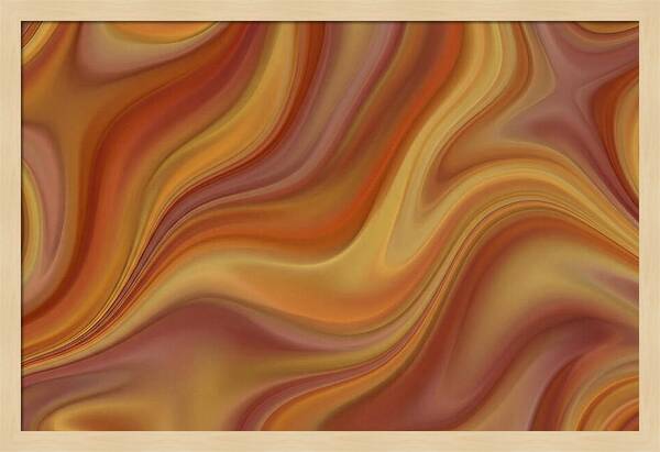 Warm Autumn Fractal Waves