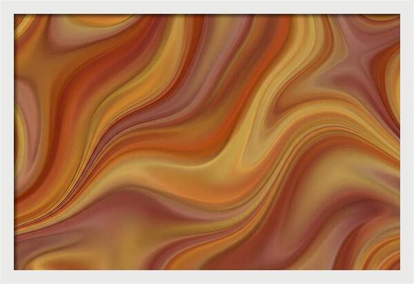 Warm Autumn Fractal Waves
