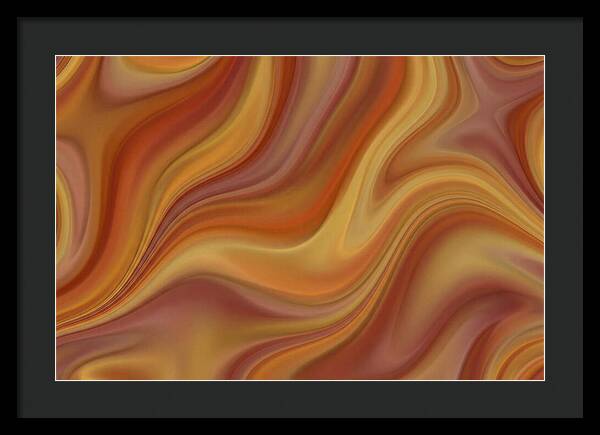 Warm Autumn Fractal Waves
