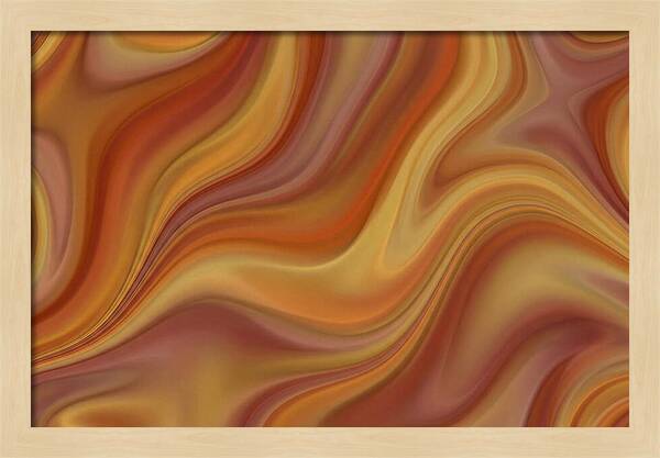 Warm Autumn Fractal Waves