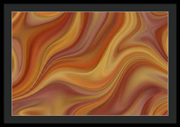 Warm Autumn Fractal Waves