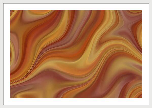 Warm Autumn Fractal Waves