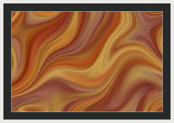 Warm Autumn Fractal Waves