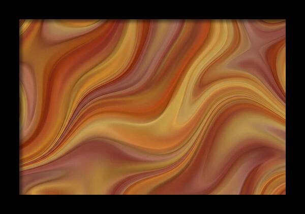 Warm Autumn Fractal Waves