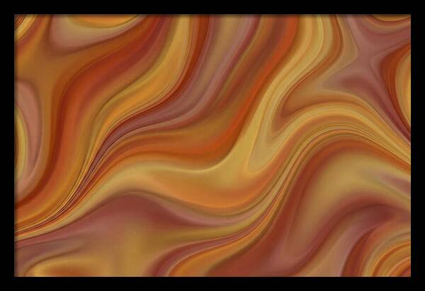 Warm Autumn Fractal Waves