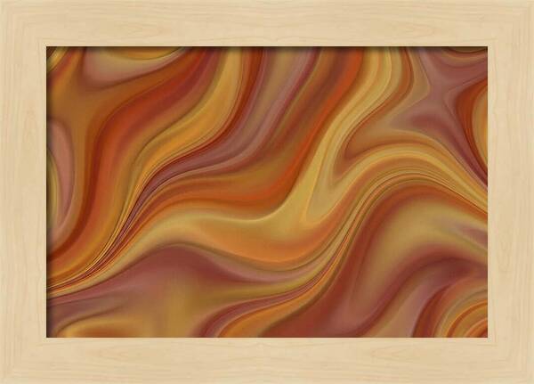 Warm Autumn Fractal Waves