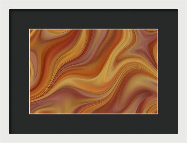 Warm Autumn Fractal Waves