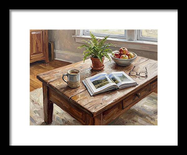 Warm Coffee Table Ambiance