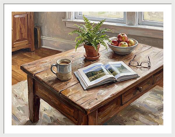 Warm Coffee Table Ambiance