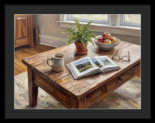 Warm Coffee Table Ambiance