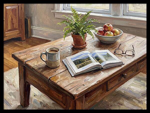 Warm Coffee Table Ambiance