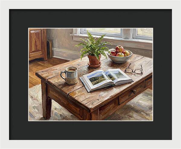 Warm Coffee Table Ambiance