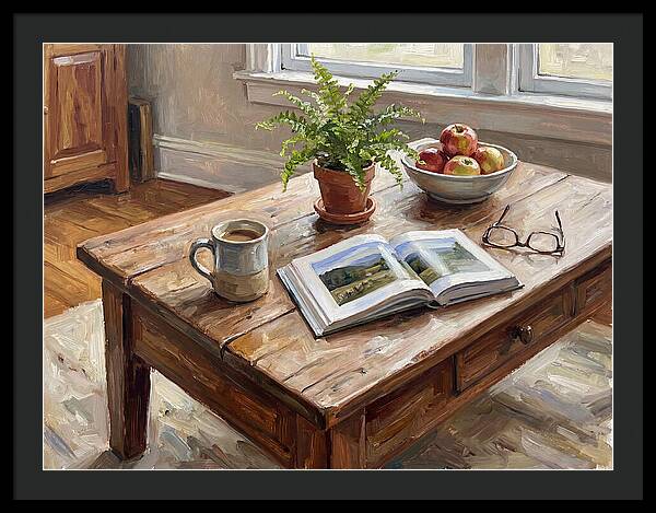 Warm Coffee Table Ambiance