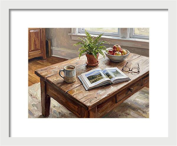 Warm Coffee Table Ambiance