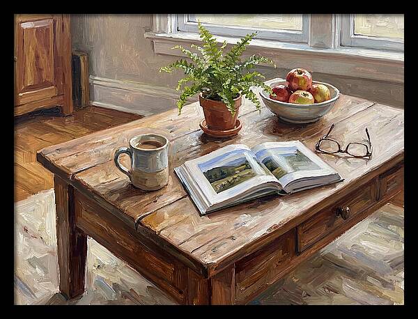 Warm Coffee Table Ambiance