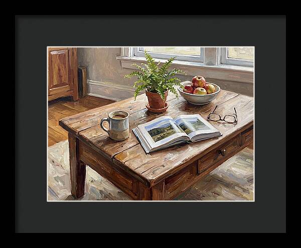 Warm Coffee Table Ambiance